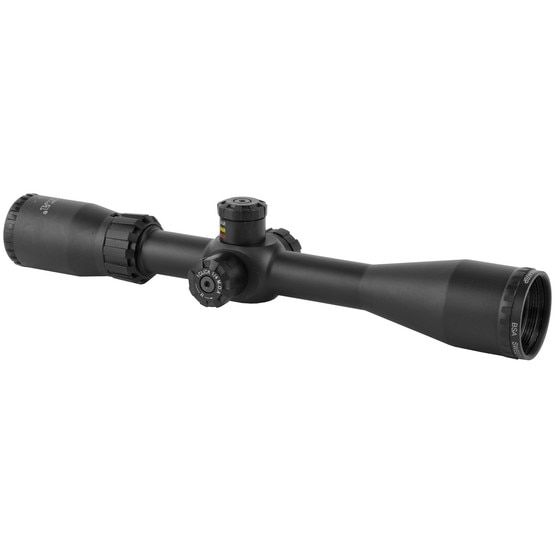 BSA Sweet 22 6-18x40 30/30 Duplex Reticle Rifle Scope has a matte black finish
